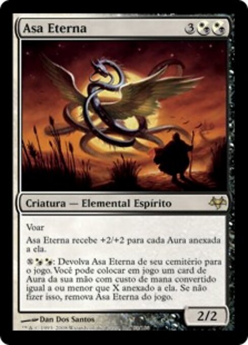 Asa Eterna (Evershrike) - Eventide (#88) - Illustrated by Dan Dos Santos - Magic: The Gathering Card