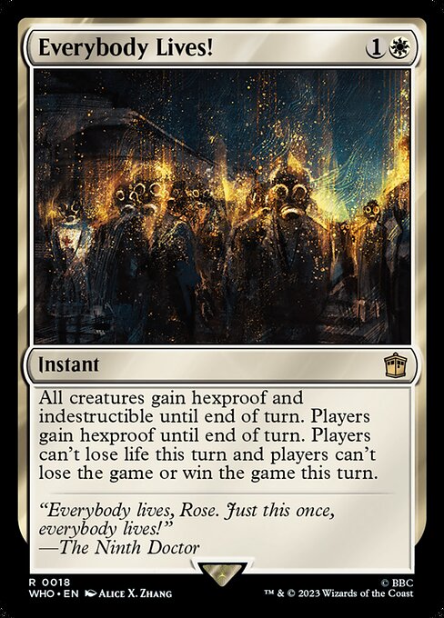 Everybody Lives! - Doctor Who Magic card