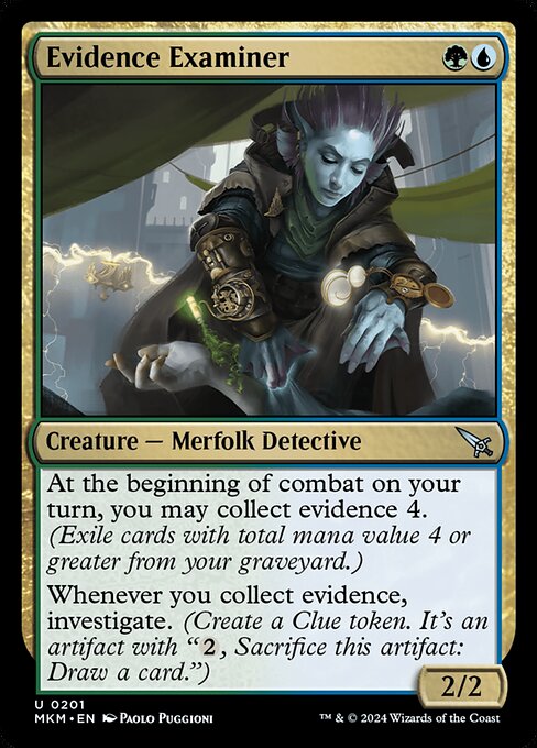 Evidence Examiner - Murders at Karlov Manor Magic card
