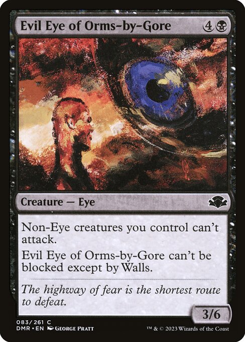 Evil Eye of Orms-by-Gore - Dominaria Remastered Magic card