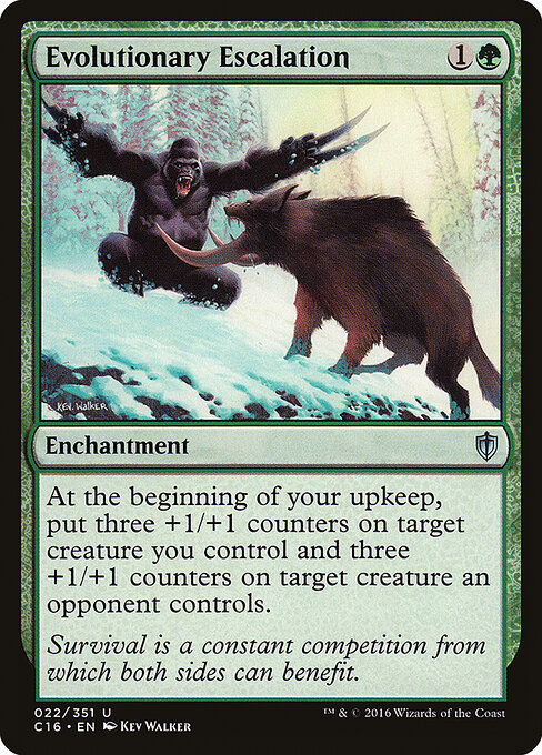 Evolutionary Escalation - Commander 2016 Magic card