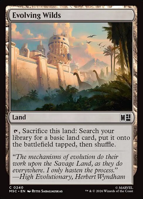 Evolving Wilds - Marvel Super Heroes Commander Magic card
