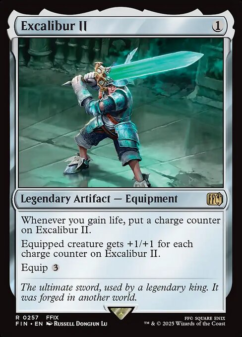Excalibur II - Final Fantasy Magic card