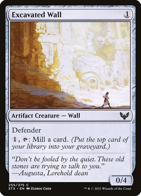 Excavated Wall - Strixhaven: School of Mages Magic card