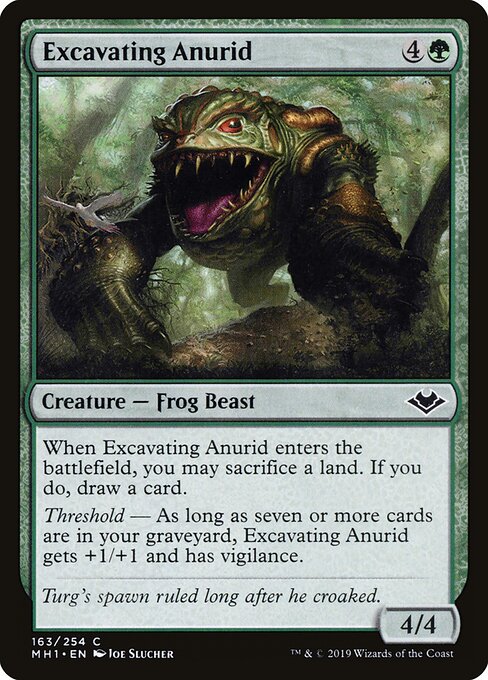 Excavating Anurid - Modern Horizons Magic card