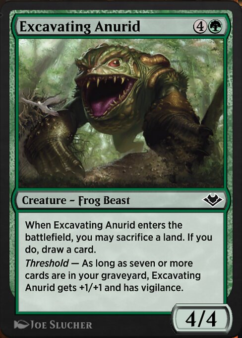 Anurídeo Escavador (Excavating Anurid) - Modern Horizons (#163) - Illustrated by Joe Slucher - Magic: The Gathering Card