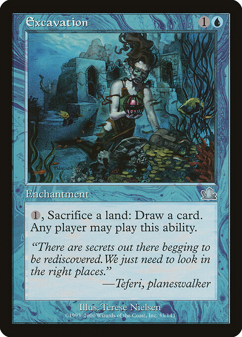 Excavation - Prophecy Magic card