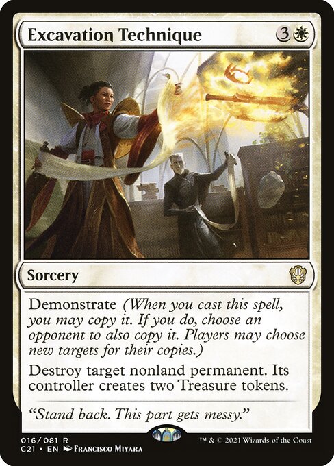 Excavation Technique - Commander 2021 Magic card