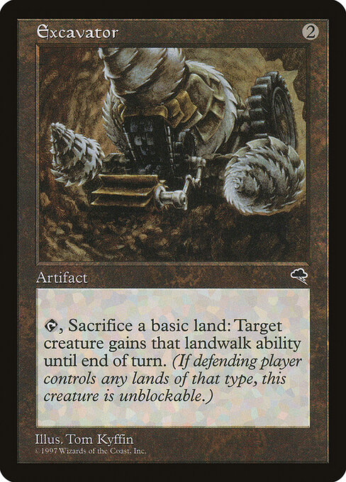 Excavator - Tempest Magic card