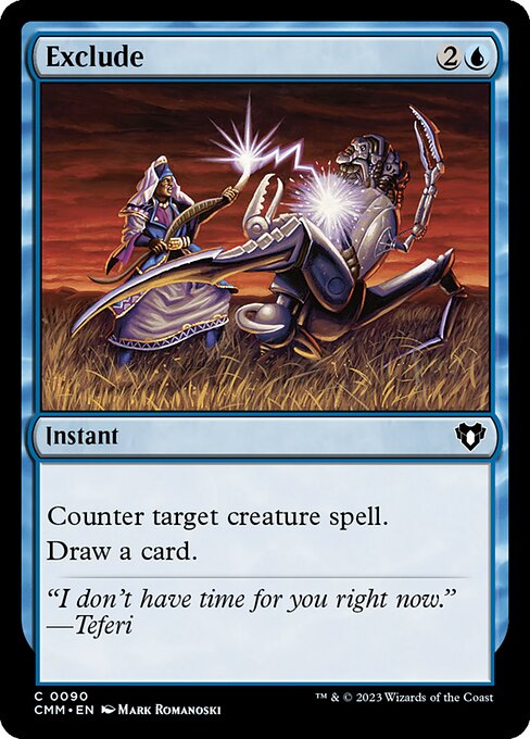 Exclude - Commander Masters Magic card