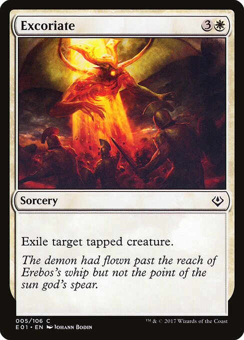 Excoriate - Archenemy: Nicol Bolas Magic card
