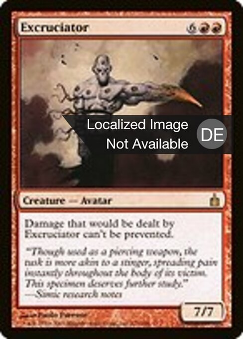 Unerträglichmacher (Excruciator) - Ravnica: City of Guilds (#121) - Illustrated by Paolo Parente - Magic: The Gathering Card