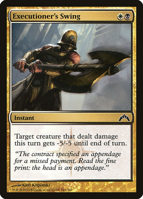 Executioner's Swing - Gatecrash Magic card
