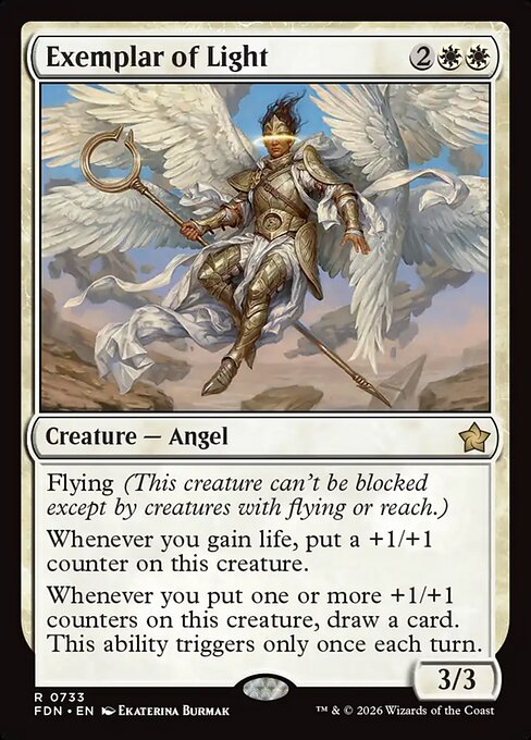 Exemplar of Light - Foundations Magic card