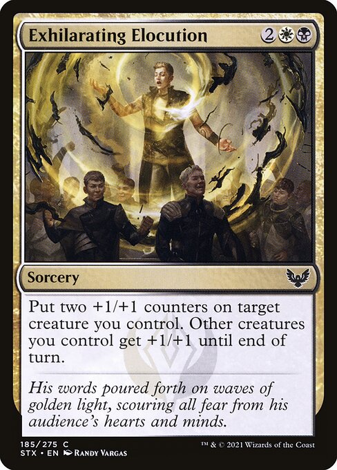 Exhilarating Elocution - Strixhaven: School of Mages Magic card