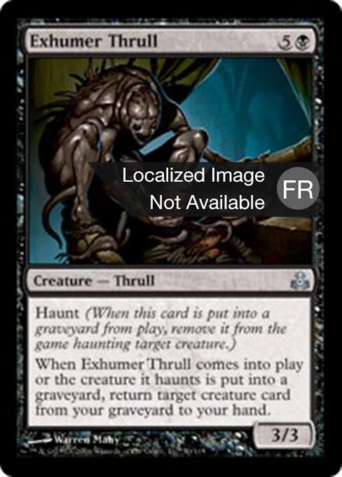 Thrull Riesumatore (Exhumer Thrull) - Guildpact (#50) - Illustrated by Warren Mahy - Magic: The Gathering Card