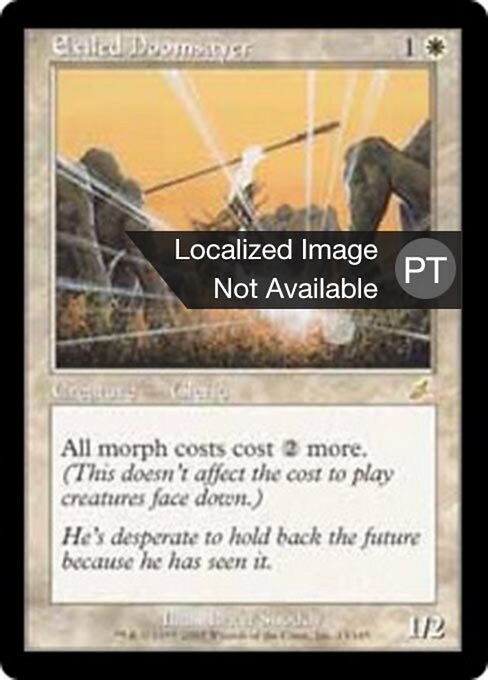 流刑の終末論者 (Exiled Doomsayer) - Scourge (#13) - Illustrated by Brian Snõddy - Magic: The Gathering Card