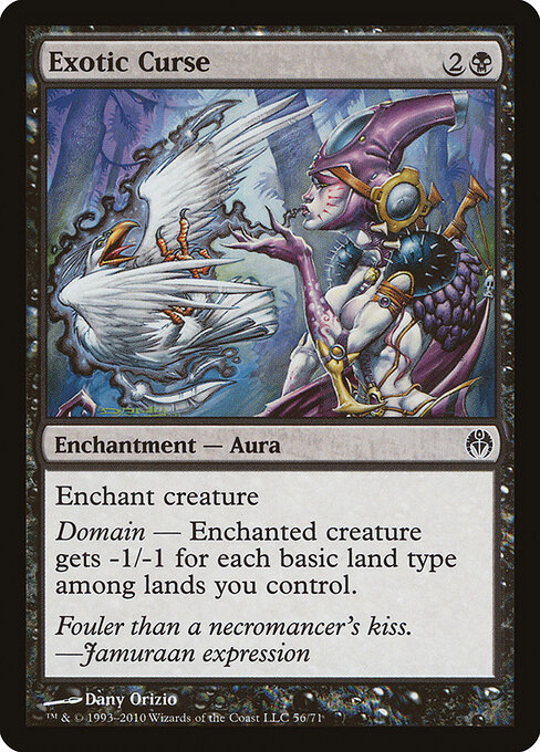 Exotic Curse - Duel Decks: Phyrexia vs. the Coalition Magic card