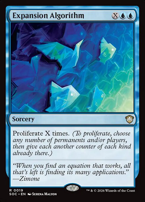 Expansion Algorithm - Secrets of Strixhaven Commander Magic card
