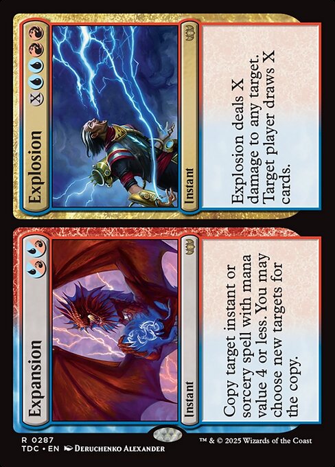 Expansion // Explosion - Tarkir: Dragonstorm Commander Magic card