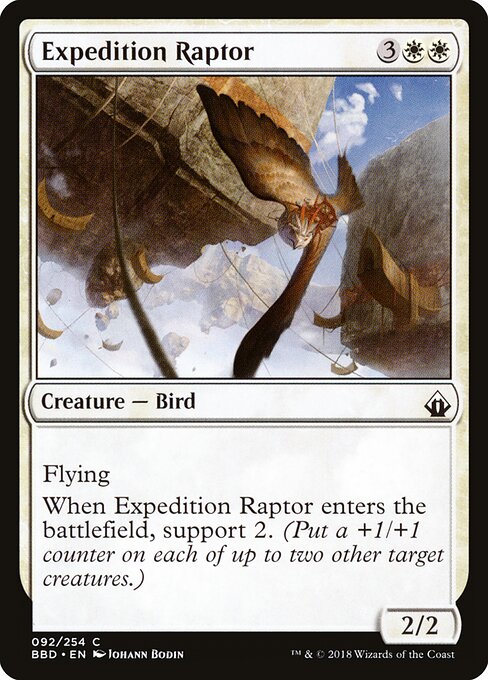 Expedition Raptor - Battlebond Magic card