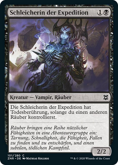 Schleicherin der Expedition (Expedition Skulker) - Zendikar Rising (#101) - Illustrated by Mathias Kollros - Magic: The Gathering Card