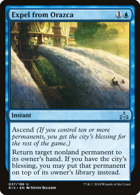 Expel from Orazca - Rivals of Ixalan Magic card