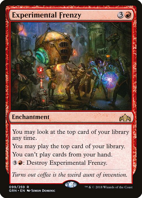 Experimental Frenzy - Guilds of Ravnica Magic card