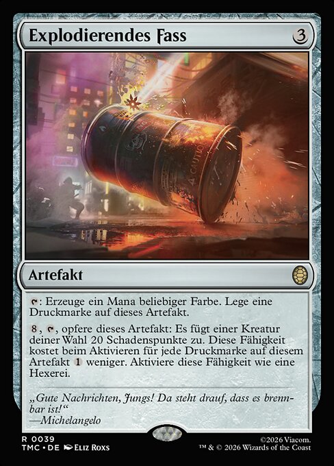 Exploding Barrel
