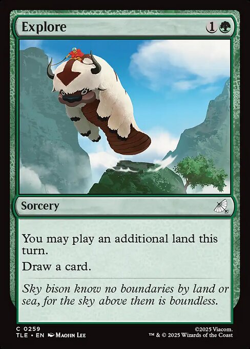 Explore - Avatar: The Last Airbender Eternal (#259) - Illustrated by Maojin Lee - Magic: The Gathering Card