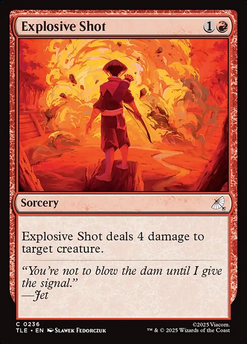 Explosive Shot - Avatar: The Last Airbender Eternal Magic card
