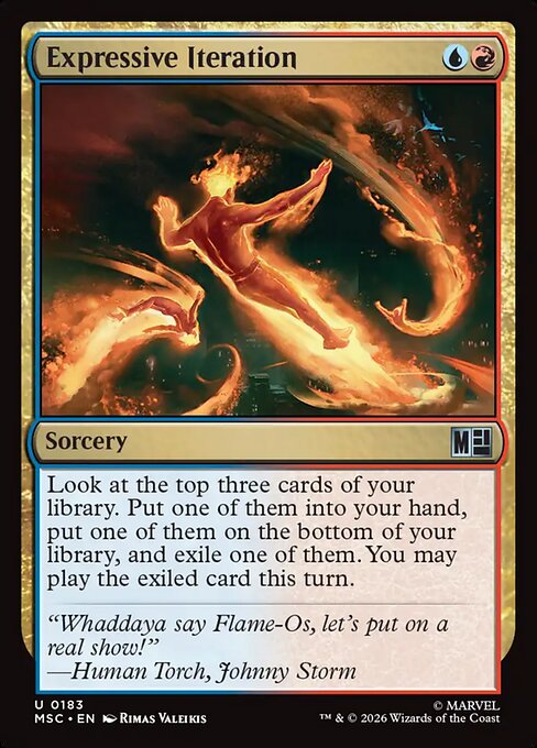 Expressive Iteration - Marvel Super Heroes Commander Magic card