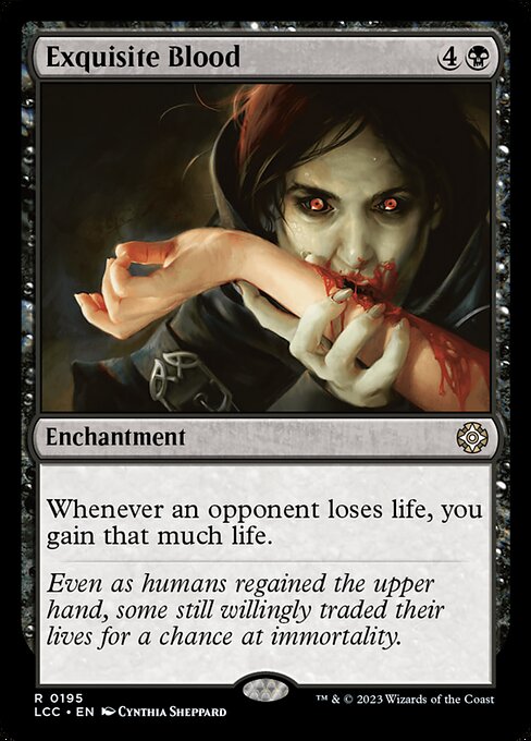 Exquisite Blood - The Lost Caverns of Ixalan Commander Magic card