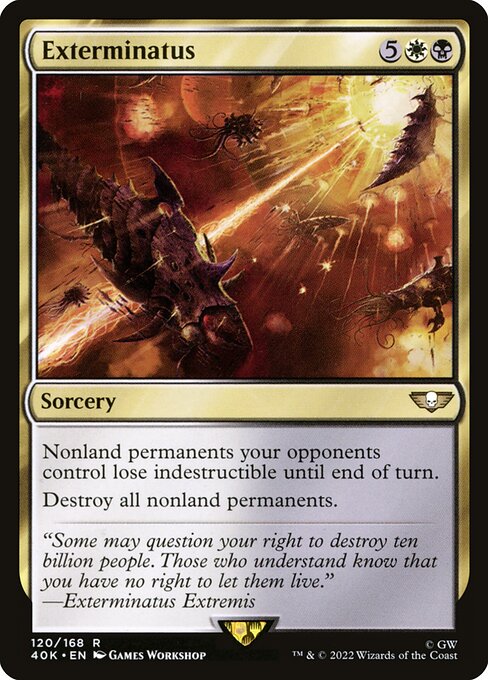 Exterminatus - Warhammer 40,000 Commander Magic card