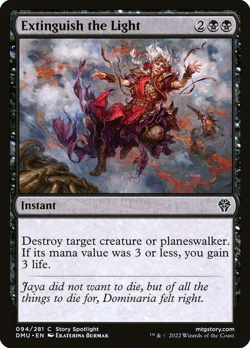 Extinguish the Light - Dominaria United Magic card
