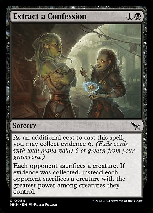Extract a Confession - Murders at Karlov Manor Magic card
