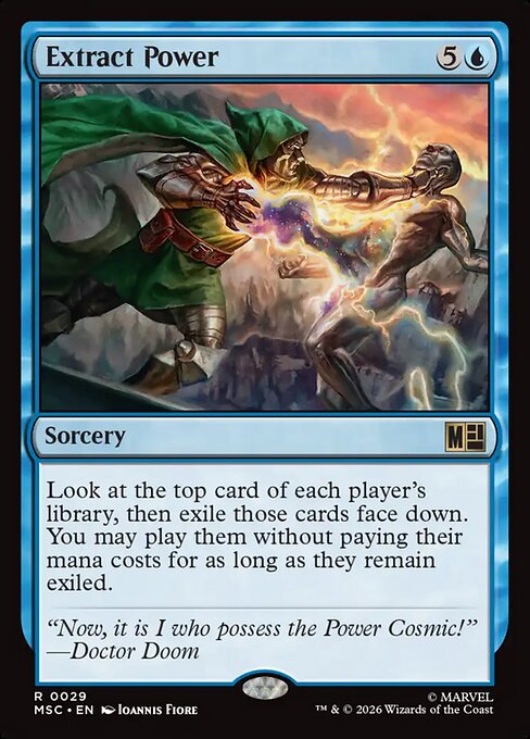 Extract Power - Marvel Super Heroes Commander Magic card