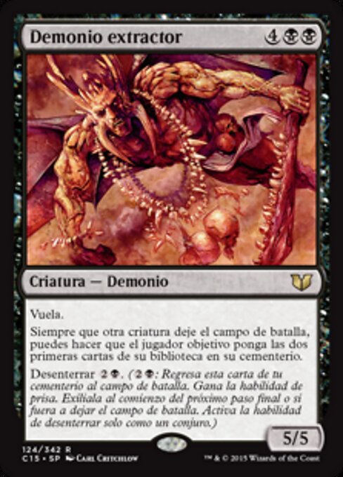 Extractor Demon - Commander Anthology (#59) - Illustrated by Carl Critchlow - Magic: The Gathering Card
