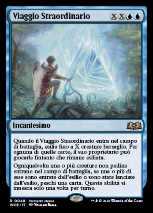 Außergewöhnliche Reise (Extraordinary Journey) - Wilds of Eldraine (#331) - Illustrated by Volkan Baǵa - Magic: The Gathering Card