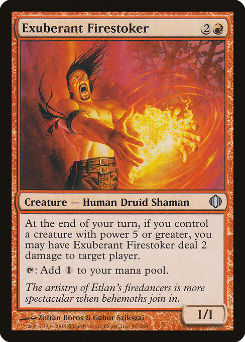 Exuberant Firestoker - Shards of Alara Magic card