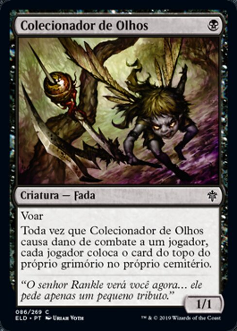 Coleccionista de ojos (Eye Collector) - Foundations Jumpstart (#439) - Illustrated by Uriah Voth - Magic: The Gathering Card