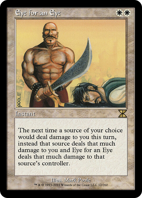 Eye for an Eye - Masters Edition IV (#12) - Illustrated by Mark Poole - Magic: The Gathering Card