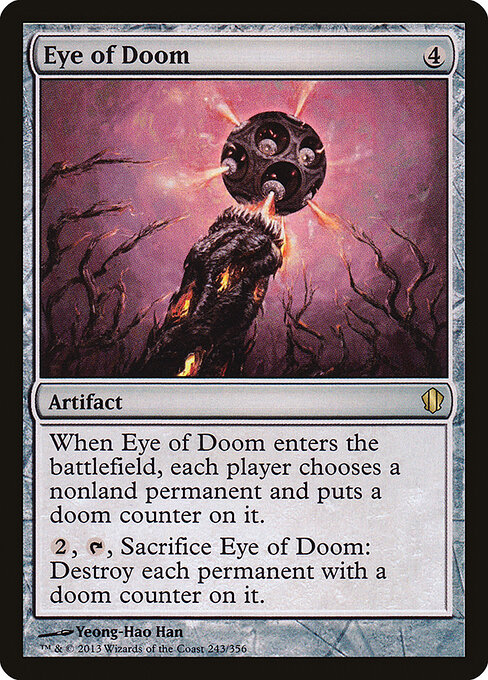 Eye of Doom - Commander 2013 (#243) - Illustrated by Yeong-Hao Han - Magic: The Gathering Card