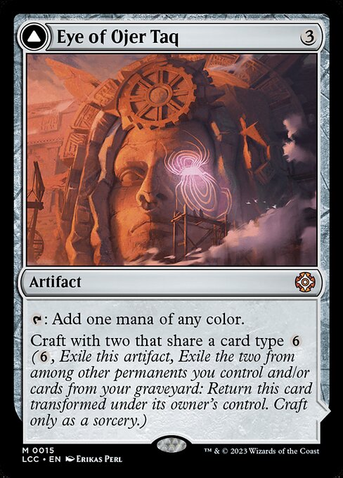 Eye of Ojer Taq // Apex Observatory - The Lost Caverns of Ixalan Commander Magic card