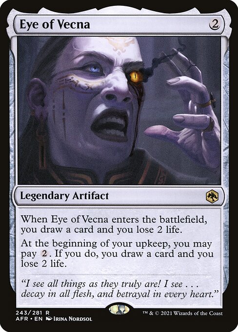 Eye of Vecna - Adventures in the Forgotten Realms (#243) - Illustrated by Irina Nordsol - Magic: The Gathering Card