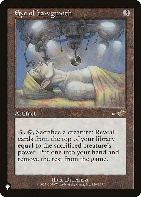 Eye of Yawgmoth - The List (#NEM-129) - Illustrated by DiTerlizzi - Magic: The Gathering Card