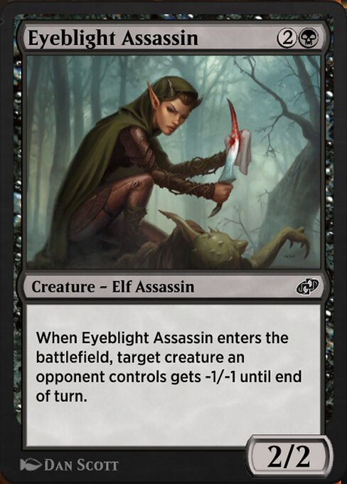 Eyeblight Assassin - Jumpstart: Historic Horizons (#325) - Illustrated by Dan Murayama Scott - Magic: The Gathering Card