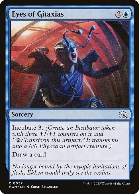 Eyes of Gitaxias - March of the Machine Magic card