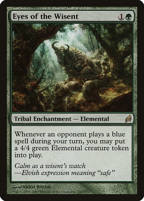 Eyes of the Wisent - Lorwyn Magic card