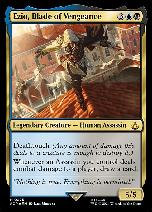 Ezio, Blade of Vengeance - Assassin's Creed Magic card